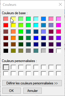 fenetre de selection de couleur