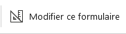 bouton modification du formulaire outlook