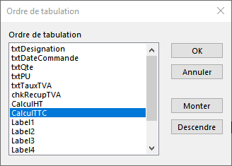 ordre de tabulation modifié